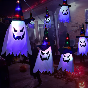 LED Halloween Decoration Flashing Light Gypsophila Ghost Festival（ 5pcs/Set）