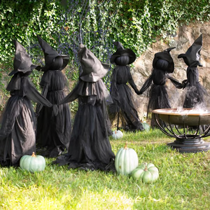 🎃2025 Halloween Sale 🧙‍♀️Lighted Halloween Witch Stakes