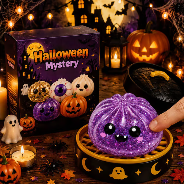 ✨🎃 Halloween Dumpling Squeeze Squishy Toy