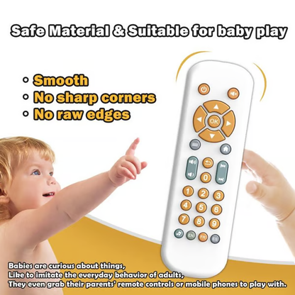 Baby Remote Control Toy - Interactive Educational Musical Toy for Toddlers