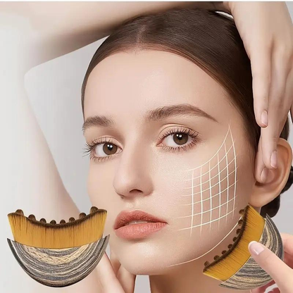 (Buy one, get one free) Lymphatic Contour Face Brush for Jawline & Chin Sculpting