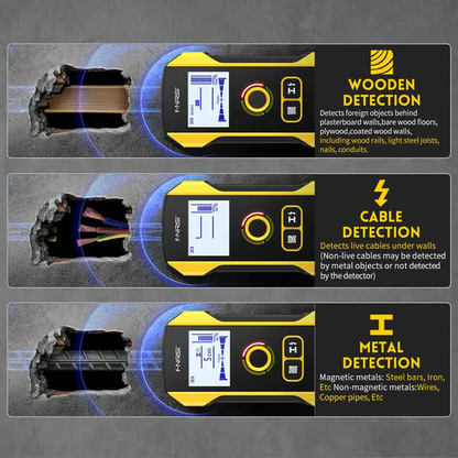 Precision Metal Detector Wall Scanner with Positioning Hole