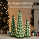 🎁🎄Retro Hand-Painted Tabletop Christmas Trees with Timer (⏰Limited Quantities Available)