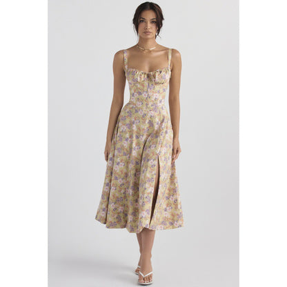 👗High-end fashion slip dress