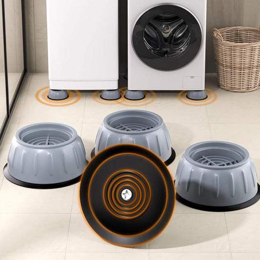 🏡 LIMITED TIME - BUY More Save More ! ✨ Non-Vibration Washing Machine Support - Noise Reducing Pads with Stabilizing Base for Quiet Operation & Floor Protection 🧼🔇
