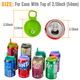 🥤 Keep Your Drink Fresh - 49% OFF - ✨ Reusable Soda Can Lids + Straws - For Spill-Free, On-The-Go Fun!