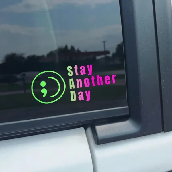 🎗️Share Pack❤️ SAD Mental Health Awareness Car Decal(5pcs)