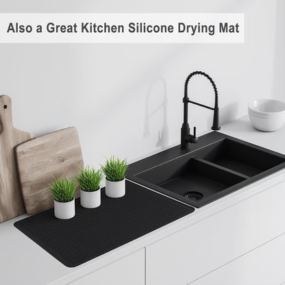🔥500°F/220°C Heat-Resistant Silicone Stove Cover Mat & Utensils