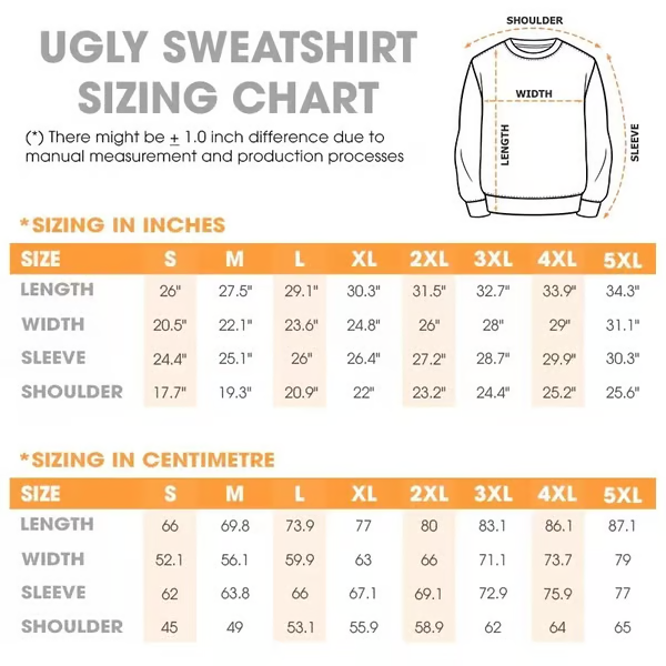 Fun Fuzzy Chest Christmas Sweatshirt