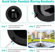 Solar-Powered Birdbath Fountain