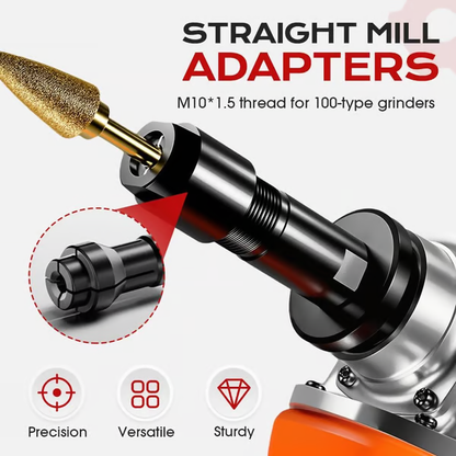 🔥3MM & 6MM (1/8" & 1/4") Angle Grinder to Straight Grinder Adapter