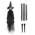 🎃2025 Halloween Sale 🧙‍♀️Lighted Halloween Witch Stakes