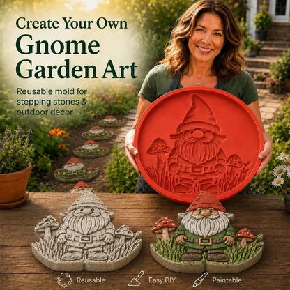 ✨Create Your Own Garden Art - Reusable Mold for Stepping Stones