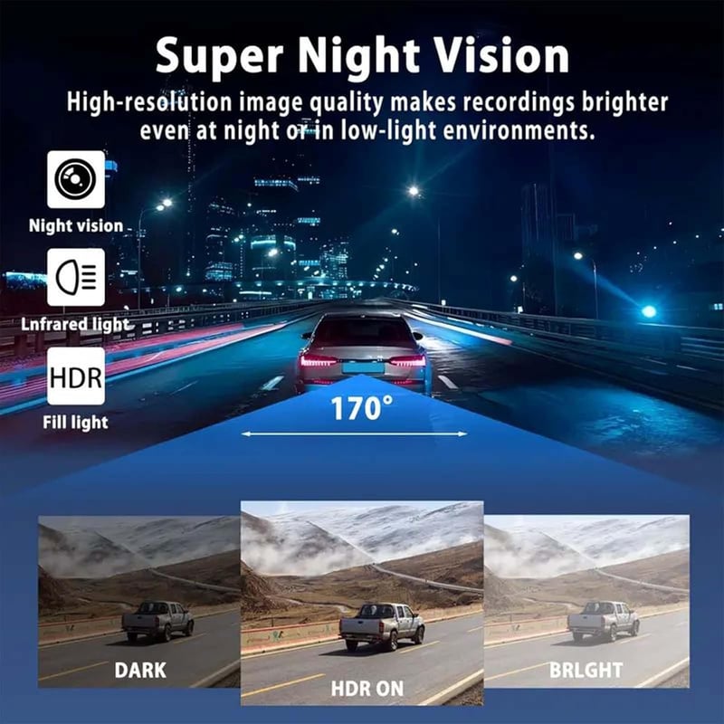 🎁LAST DAY 49％ OFF🔥Full View Car Dashcam System