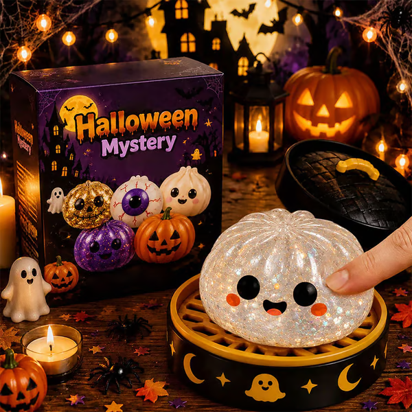 ✨🎃 Halloween Dumpling Squeeze Squishy Toy