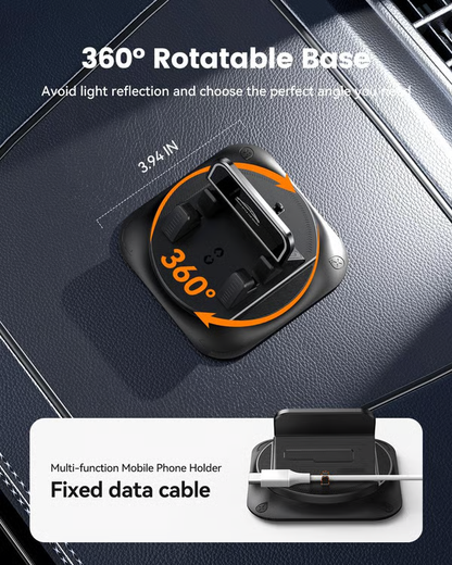 Car phone holder 360 degree rotation, suitablefor car navigation in-car dashboard