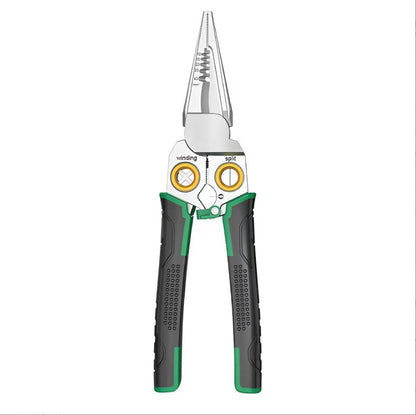 8 in 1 Wire Stripper Twister for Cutting and Pulling Wires Cable Scissors,Voltage Tester Pliers