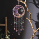 ❤️‍🔥Handmade Natural crystal gravel handmade tree of life pendant