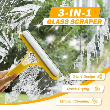 ✨ 3 in 1 Window Cleaning Scraper