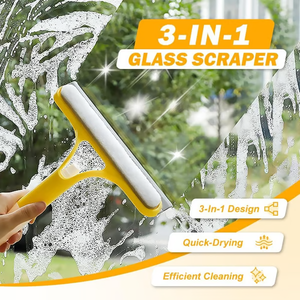 ✨ 3 in 1 Window Cleaning Scraper
