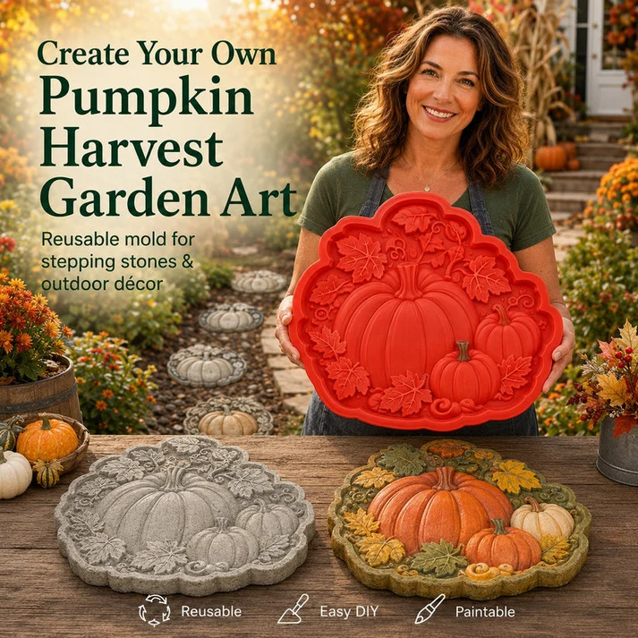 ✨Create Your Own Garden Art - Reusable Mold for Stepping Stones