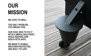 🔥LAST DAY SALE 49% OFF✨Grease Bucket with Lid & Silicone Liner