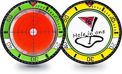 🔥(Golf trainer)Golf Ball Marker Round Cap Clip Mark with Level Function🔥(Buy 1 Get 1 Free)