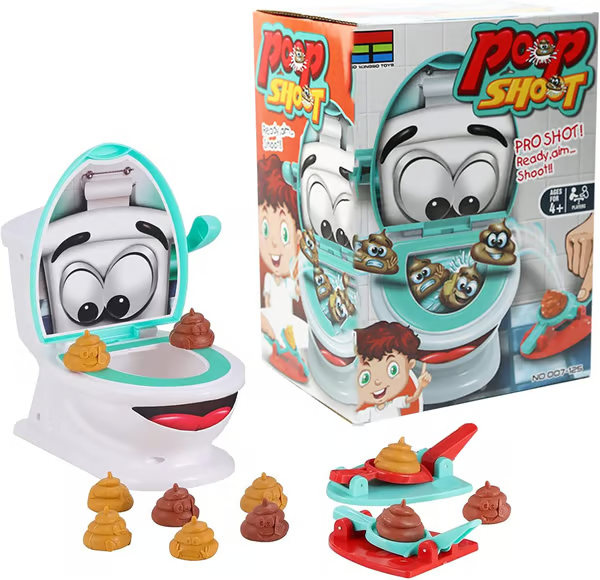 🎅2025 Christmas Hot Sale 💩Interactive Poop Shooting Game Set for Family Fun