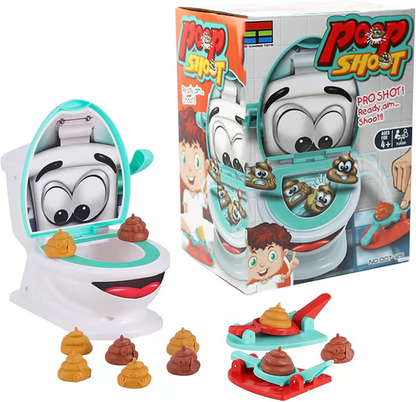 🎅2025 Christmas Hot Sale 💩Interactive Poop Shooting Game Set for Family Fun