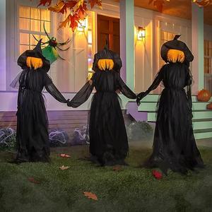 🎃2025 Halloween Sale 🧙‍♀️Lighted Halloween Witch Stakes