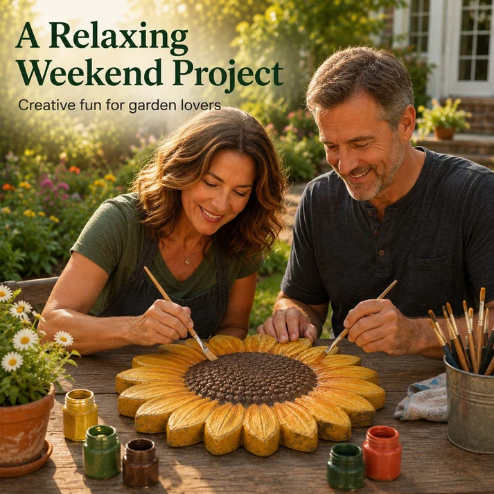 ✨Create Your Own Garden Art - Reusable Mold for Stepping Stones