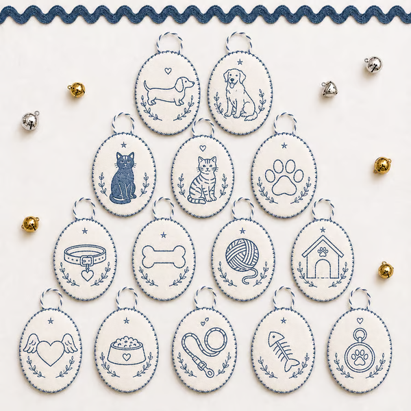 🧵Beginner-Friendly DIY Heirloom Oval Embroidery Ornament Kit Collection | Complete Kit with All Tools & Step-by-Step Guide Included 💕