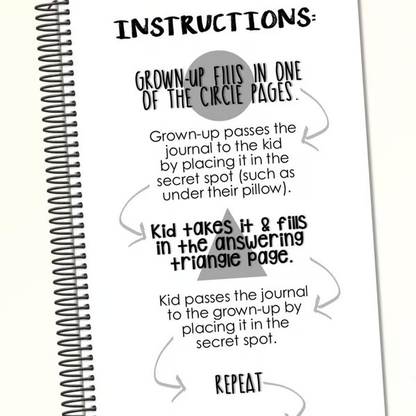 Just Between You & Me Kid Back and Forth Journal