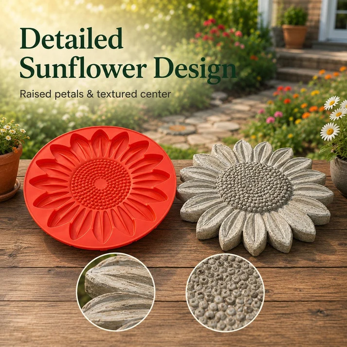 ✨Create Your Own Garden Art - Reusable Mold for Stepping Stones