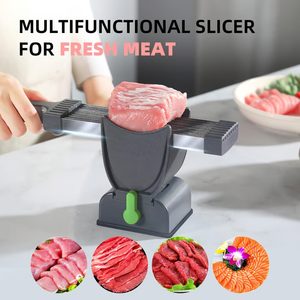 Meat Slicer For Fresh Raw Meat, 17-In-1 Stainless Steel Meat Cleaver Kitchen Knife