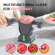 Meat Slicer For Fresh Raw Meat, 17-In-1 Stainless Steel Meat Cleaver Kitchen Knife