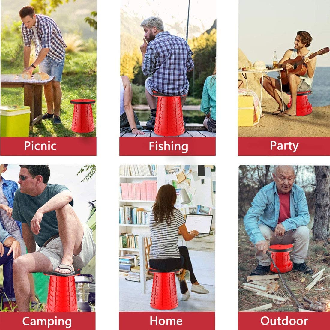 2025 Upgraded Retractable Folding Stool(🔥 Buy 2 Free Shipping)